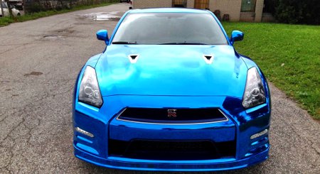 Nissan GT-R Blue Chrome by ReStyle It