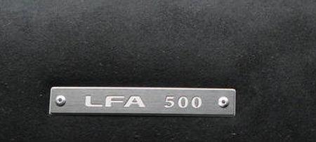 Lexus LFA Nummer 500