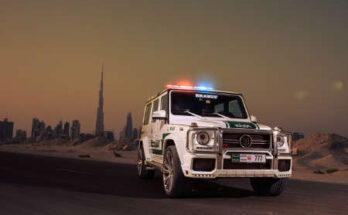 Brabus B63S- 700 Widestar Dubai Police