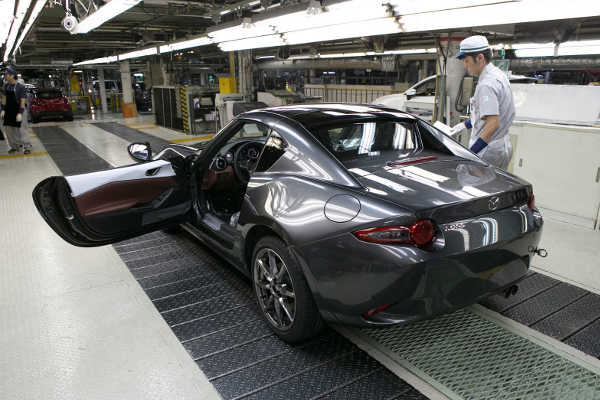 Mazda MX-5 RF Produktion